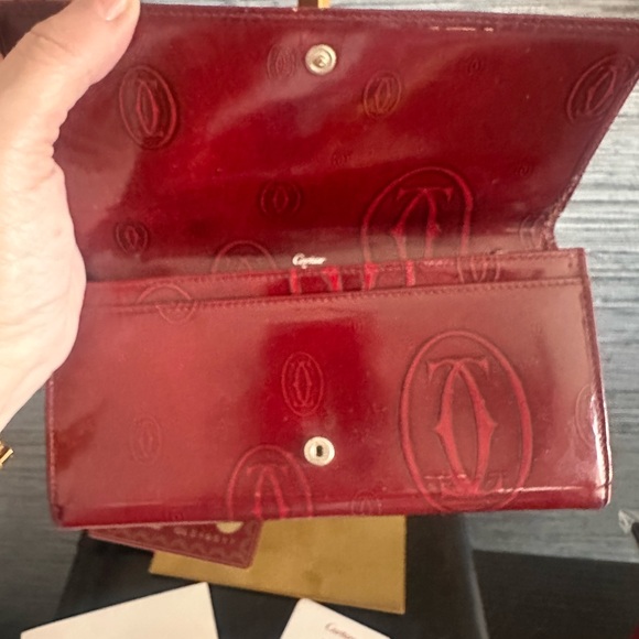Cartier Burgundy Leather Wallet see pics! - Picture 5 of 12